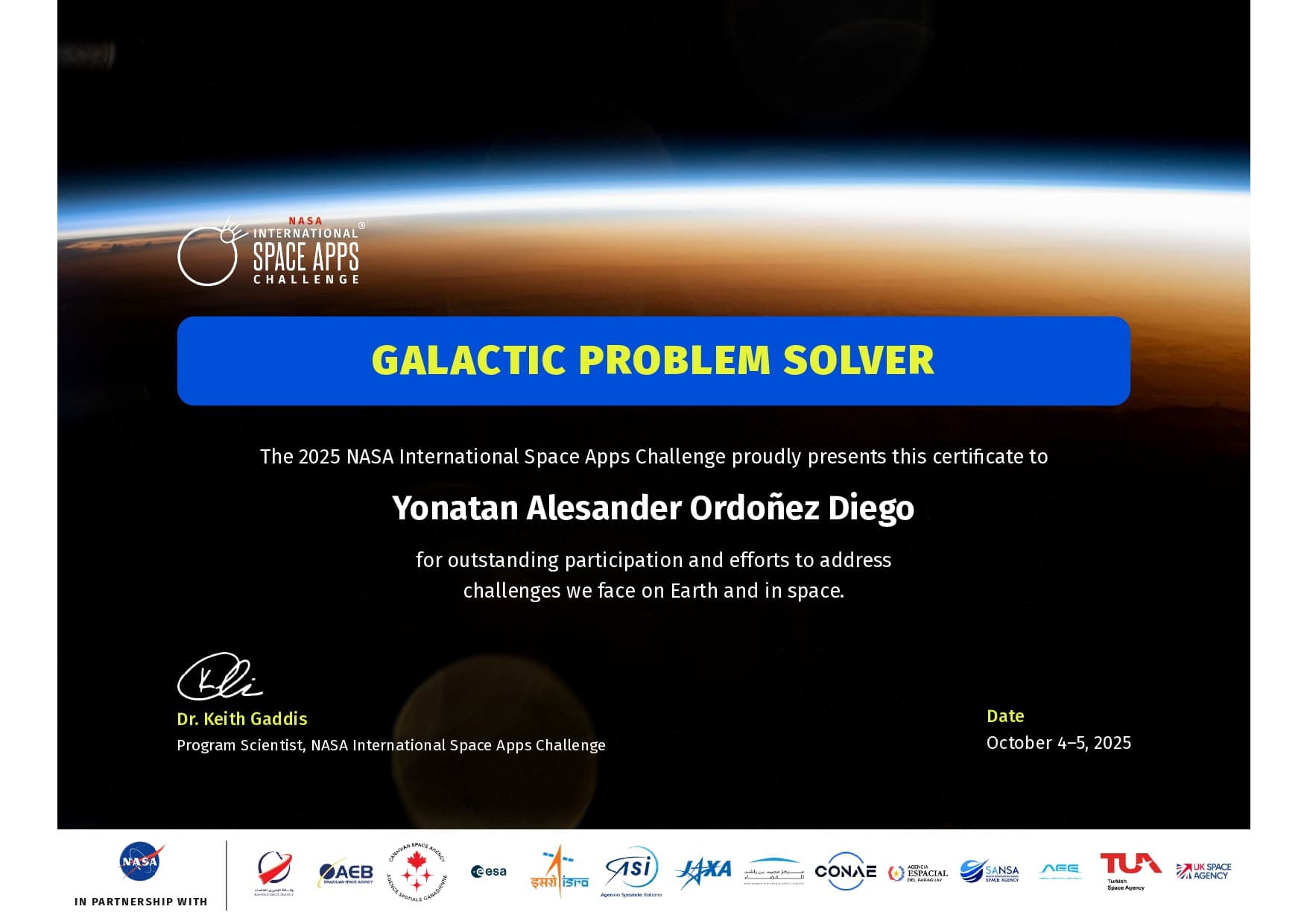 NASA Space Apps Challenge gallery 0